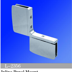 Pivot Shower  Hinges L-2356 Glass Clamp