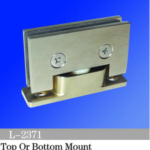 Pivot Shower  Hinges L-2371 Glass Clamp