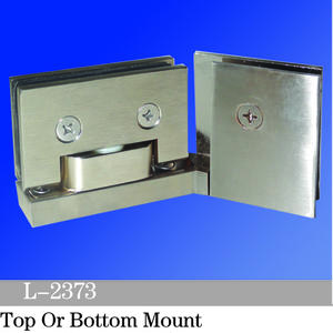 Pivot Shower  Hinges L-2373 Glass Clamp