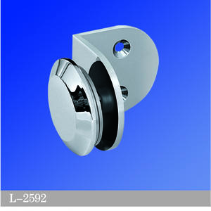 Beveled Edge Shower Glass Clamps Wall to Glass Bathroom Door ClIps 