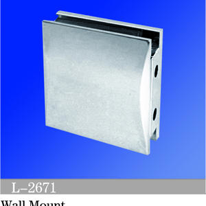 Square Corner Shower Glass Clamps Wall Mount Bathroom Accessories L-2671