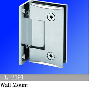 Standard Duty Shower Hinges Wall Mount Full Back Plate Door Hinge L-2191