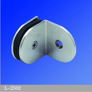 Stainless steel Shower glass clamps  Wall to Glass Bathroom Accessories 