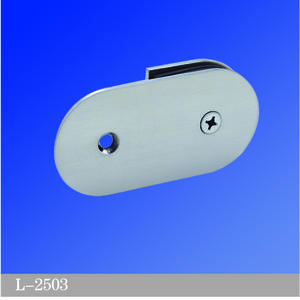 Stainless Steel Shower Glass Clamps 180° Wall To Glass L-2503