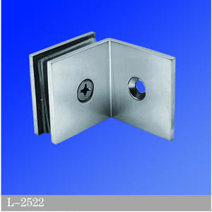 Stainless steel Shower glass clamps  Wall to Glass Bathroom Accessories 