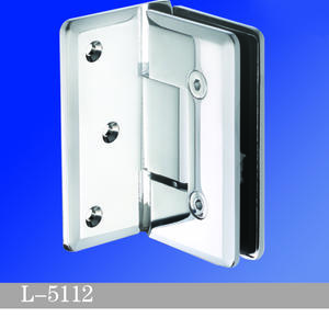 Heavy Duty Shower Hinges Wall Mount For Glass Bathroom Door