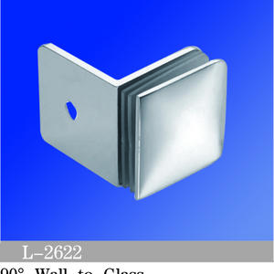 Beveled Edge Shower Glass Clamps Wall To Glass Brass Glass Connector