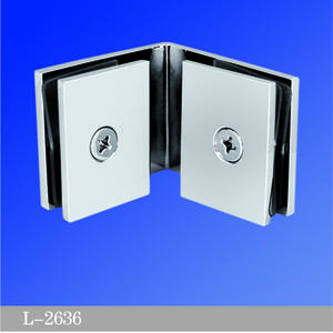 Square Corner Shower Glass Clamps Glass To Glass 135 Hot Sell Hinge L-2636