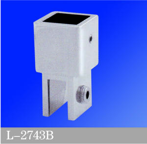 Brass Square Style Shower Support Bars Accessories Shower Bars Connectors