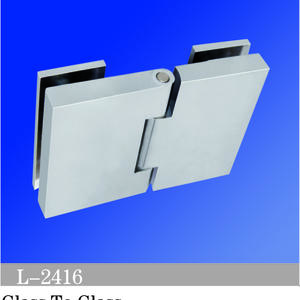 Standard Duty Shower Hinges Glass To Glass Shower  Hinge L-2416