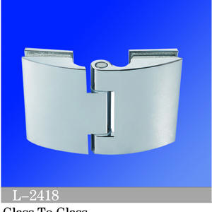 Standard Duty Shower Hinges Glass To Glass Shower  Hinge L-2418