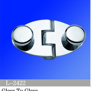 Standard Duty Shower Hinges Glass To Glass Shower  Hinge L-2422