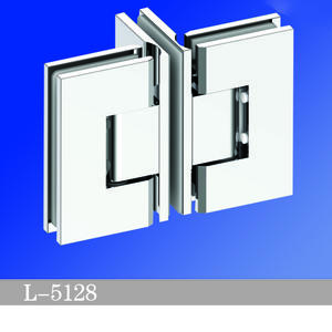Heavy Duty Shower Hinges Wall Mount For Glass Shower Door 90 Degree L-5128